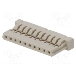 50 pcs : DF14-10S-1.25C - Connector: wire-board, DF14, plug, female, straight, w/o contacts