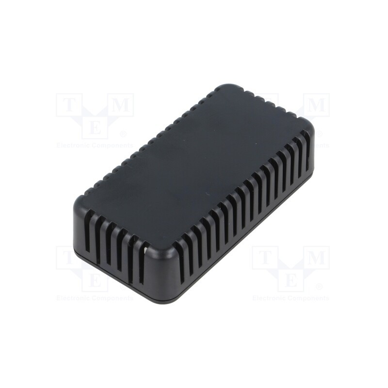 10 pcs : 1551V2BK - Enclosure: multipurpose, X: 80mm, Y: 40mm, Z: 20mm, vented, 1551V, ABS