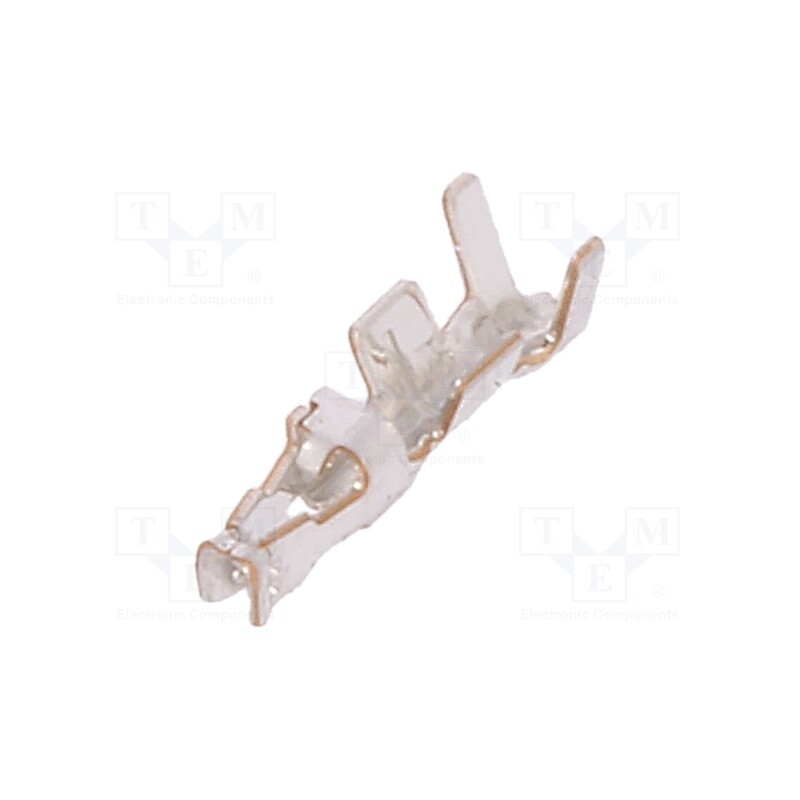 50 pcs : DF14-2628SCF - Contact, female, tinned, 28AWG÷26AWG, DF14, cut from reel, crimped