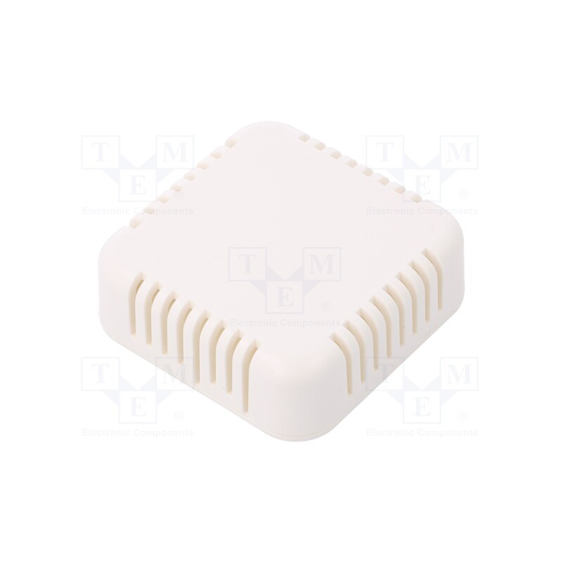 10 pcs : 1551V3WH - Enclosure: multipurpose, X: 60mm, Y: 60mm, Z: 20mm, vented, 1551V, ABS