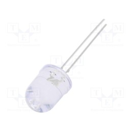 10 pcs : OSV4DLA131A - LED, UV, 30°, 20mA, P: 114mW, 390÷400nm, 3÷3.8VDC, THT