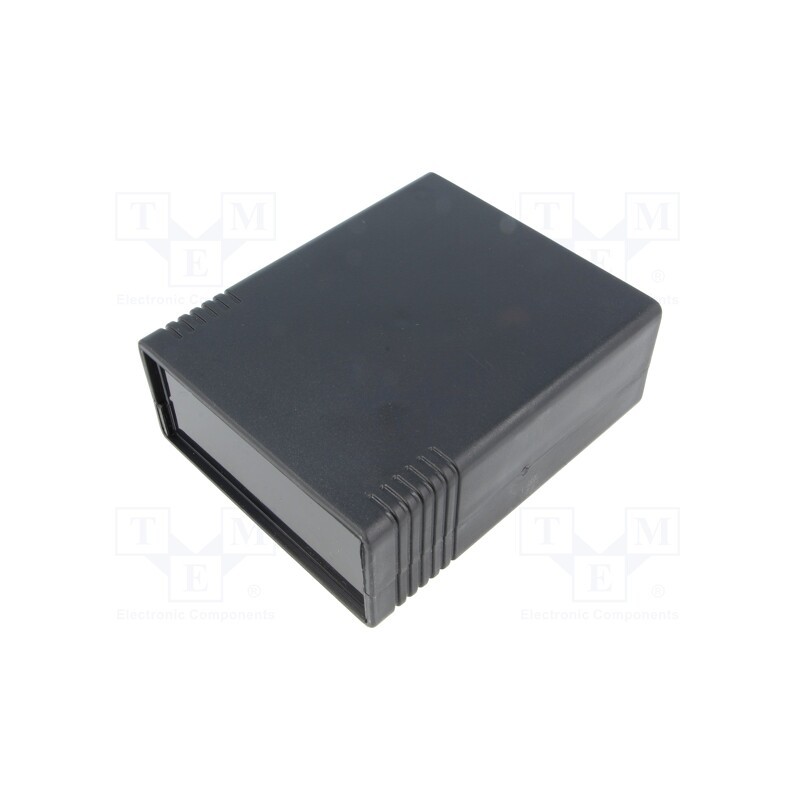 10 pcs : KM-42N BK - Enclosure: with panel, X: 91mm, Y: 111mm, Z: 43mm, ABS, black