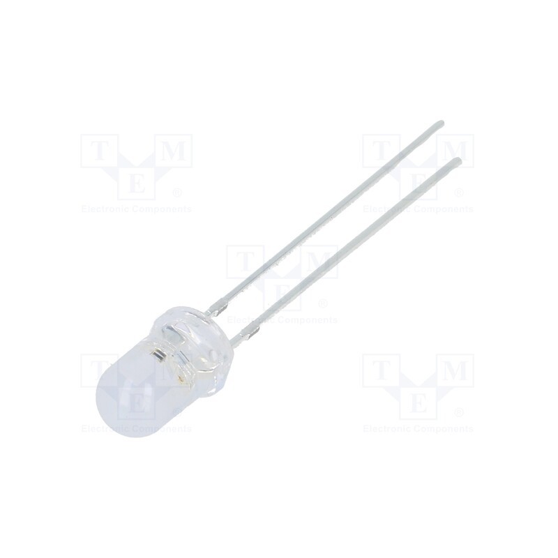 10 pcs : OSY5MS51A5A - LED, 5mm, yellow, blinking,clear body with diffused lens finish