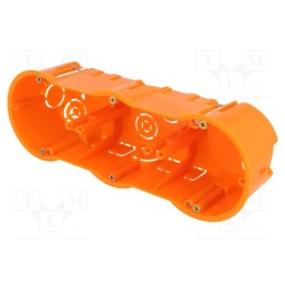 10 pcs : A.0041PG - Enclosure: junction box, X: 60mm, Y: 204mm, Z: 60mm, IP30, deep, PK60