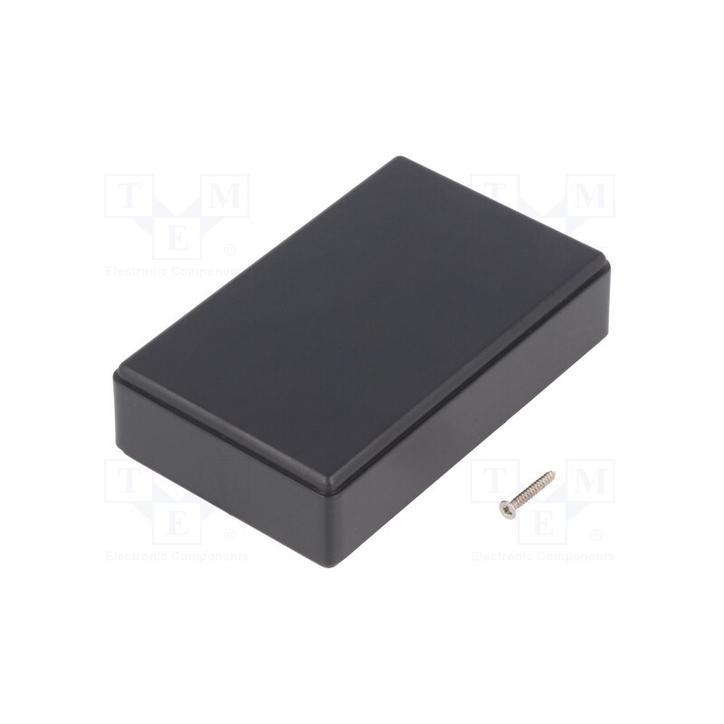 10 pcs : 10011.9 - Enclosure: multipurpose, X: 56mm, Y: 90mm, Z: 22mm, SOAP 1, ABS, black