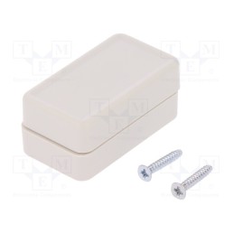 10 pcs : 1551AGY - Enclosure: multipurpose, X: 20mm, Y: 35mm, Z: 15mm, 1551 MINI, ABS
