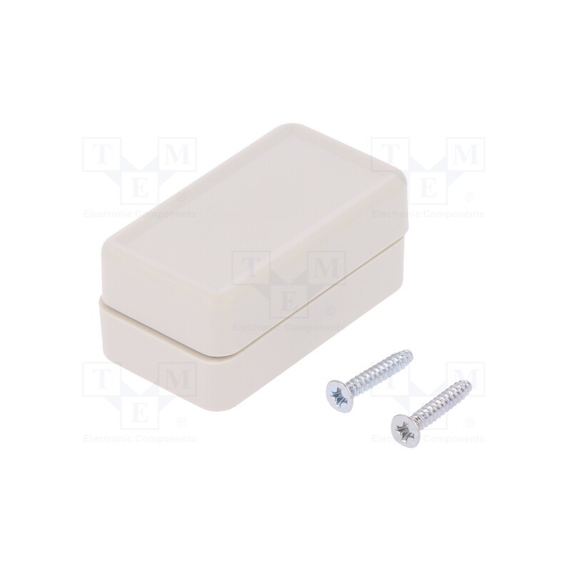 10 pcs : 1551AGY - Enclosure: multipurpose, X: 20mm, Y: 35mm, Z: 15mm, 1551 MINI, ABS