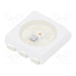 10 pcs : OSY5MKS4C1A - LED, yellow, blinking, 750÷1120mcd, 120°, 2.5÷5V, 20mA, 5x5x1.5mm