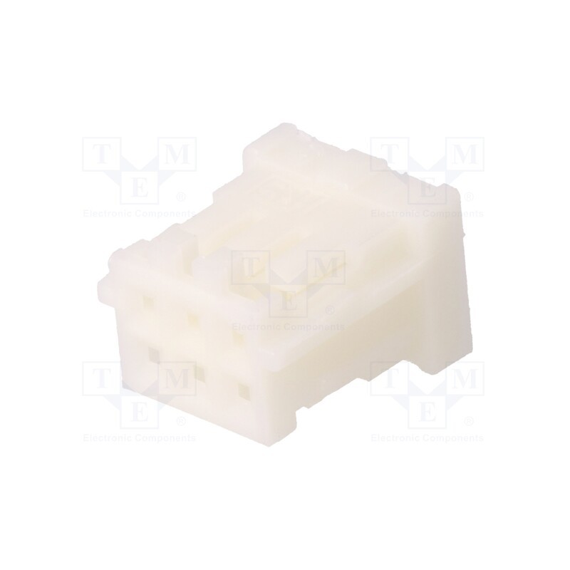 50 pcs : DF1B-6DS-2.5RC - Plug, wire-wire/PCB, female, DF1B, 2.5mm, PIN: 6, w/o contacts