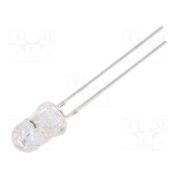 10 pcs : OSR5MP5A31A-6.8HZ - LED, 5mm, red, blinking, 5800÷6500mcd, 30°, 3÷5V, 20mA, Front: convex