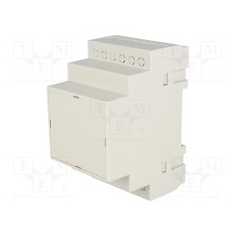 10 pcs : Z107J ABS V0 - Enclosure: for DIN rail mounting, Y: 90mm, X: 52mm, Z: 65mm, ABS