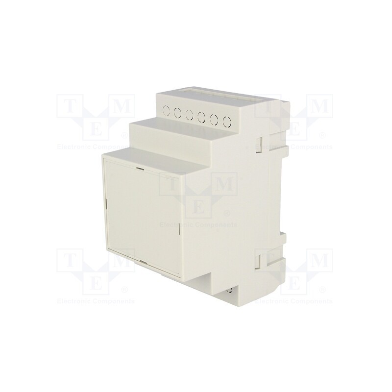 10 pcs : Z107J ABS V0 - Enclosure: for DIN rail mounting, Y: 90mm, X: 52mm, Z: 65mm, ABS
