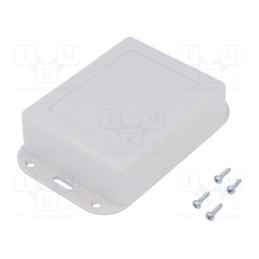 10 pcs : KM-79A GY - Enclosure: multipurpose, X: 81mm, Y: 101mm, Z: 31mm, ABS, grey