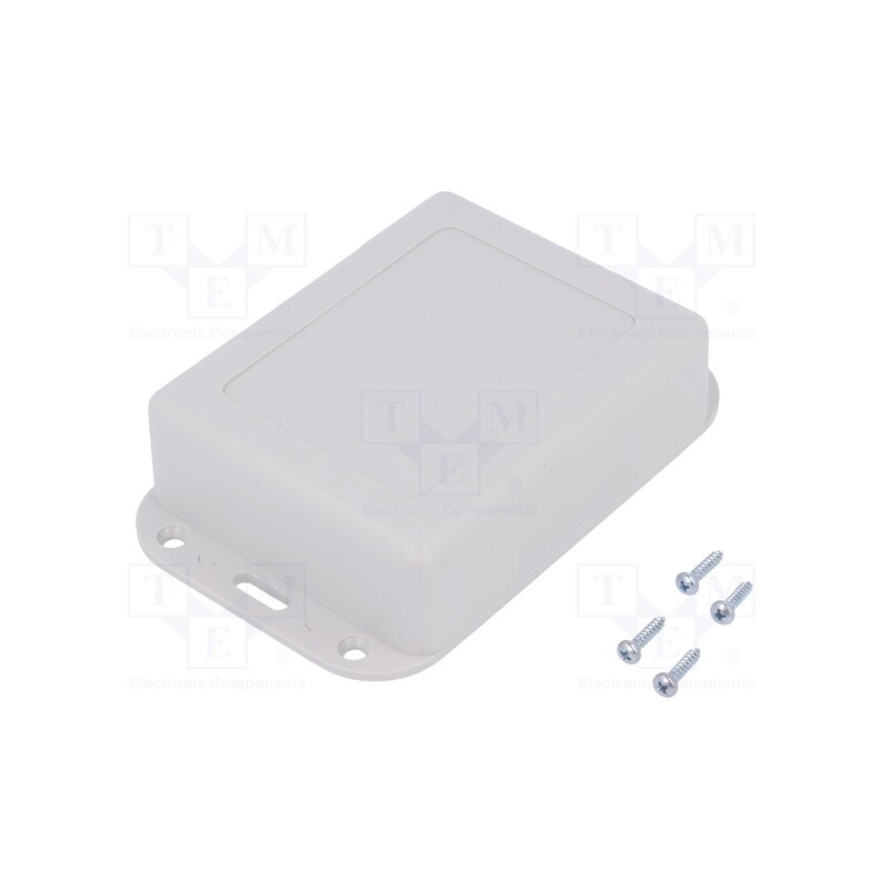 10 pcs : KM-79A GY - Enclosure: multipurpose, X: 81mm, Y: 101mm, Z: 31mm, ABS, grey
