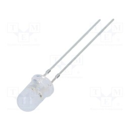 10 pcs : OSR5MS51A5A - LED, 5mm, red, blinking,clear body with diffused lens finish