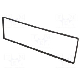 10 pcs : - Radio frame, 1 DIN, black