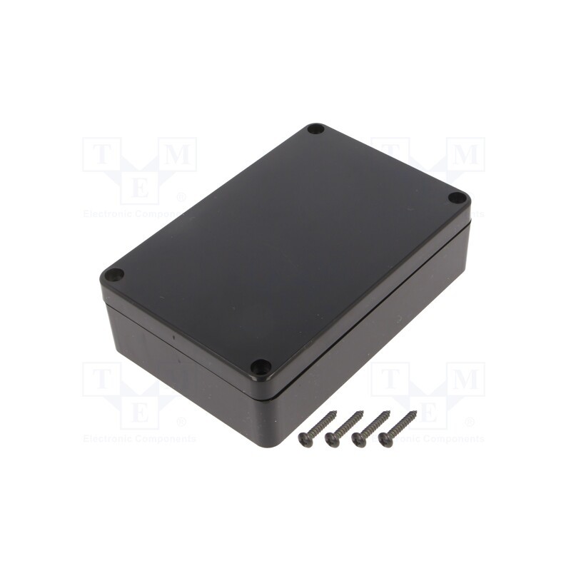 10 pcs : KM-278BK - Enclosure: multipurpose, X: 70mm, Y: 105mm, Z: 30mm, ABS, black, IP65