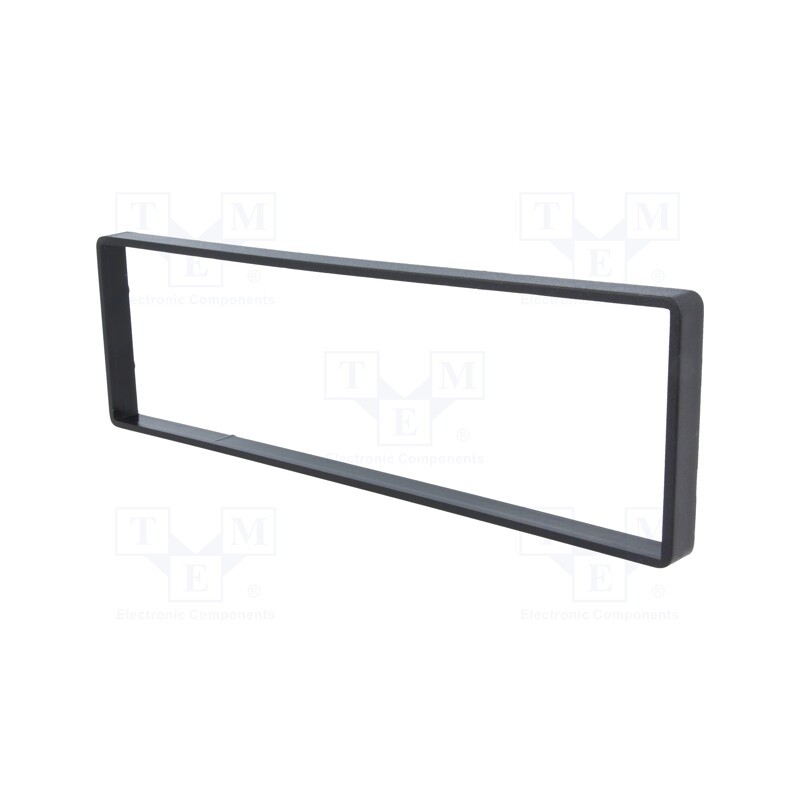 10 pcs : - Radio frame, 1 DIN, black