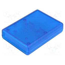10 pcs : 1593STBU -AS - Enclosure: with panel, with flap on baterries, 1593, X: 66mm, ABS