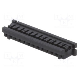 50 pcs : DF3-13S-2C - Plug, wire-wire/PCB, female, DF3, 2mm, PIN: 13, w/o contacts