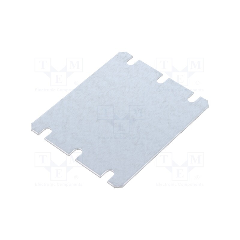 10 pcs : MIV 95 - Mounting plate, steel, W: 66mm, L: 80mm, Thk: 1.5mm, Plating: zinc