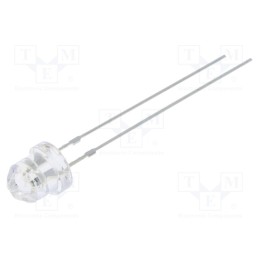 10 pcs : OSG8HSEDD1A-1.8HZ - LED, 4.85mm, yellow green, blinking, 220÷330mcd, 3÷5V, 20mA, 1.8Hz