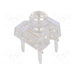 10 pcs : OSG58AZJC1D - LED Super Flux, 7.62x7.62mm, green, 1120÷1560mcd, 120°, 30mA