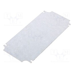 10 pcs : ZMB58 - Mounting plate, steel, W: 70mm, L: 148mm, Thk: 1.5mm, Plating: zinc