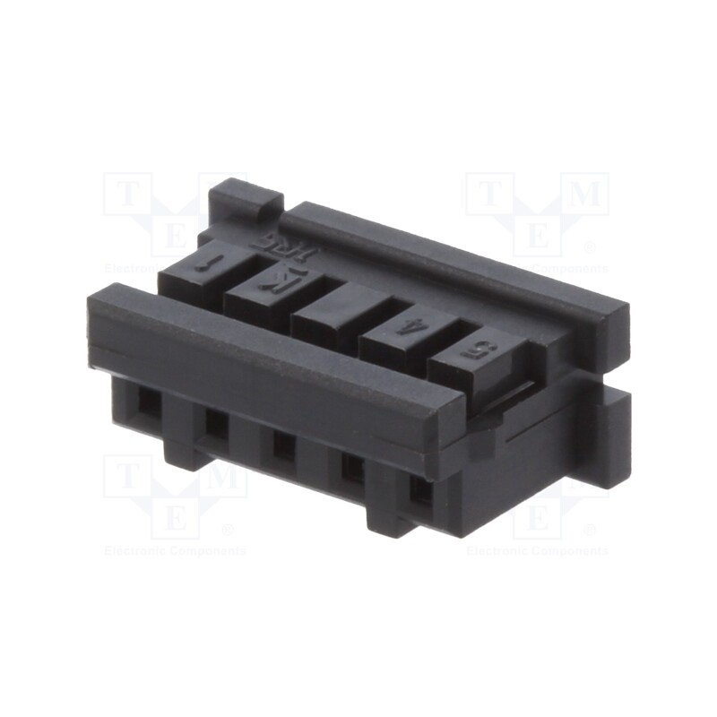 50 pcs : DF3-5S-2C - Plug, wire-wire/PCB, female, DF3, 2mm, PIN: 5, w/o contacts