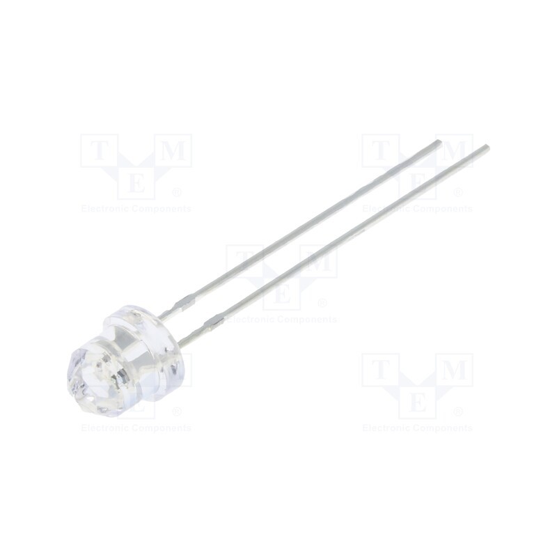 10 pcs : OSO5JSEDD1A-1.8HZ - LED, 4.85mm, orange, blinking, 500÷750mcd, 3÷5V, 20mA, No.of term: 2