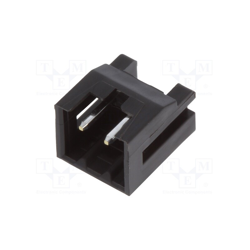 50 pcs : DF3A-2P-2DS - Socket, wire-wire/PCB, male, DF3, 2mm, PIN: 2, THT, on PCBs, tinned