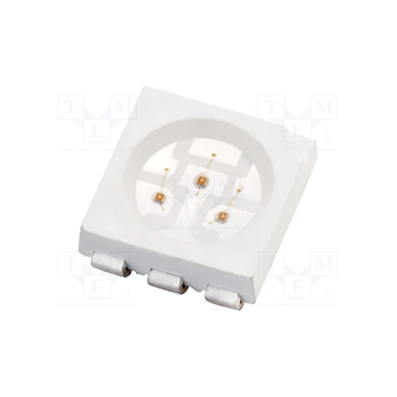 10 pcs : N0Y13S19 - LED, SMD, 5050, yellow, 1300÷1900mcd, 5x5x1.6mm, 120°, 1.7÷2.5V