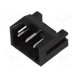 50 pcs : DF3A-3P-2DS - Socket, wire-wire/PCB, male, DF3, 2mm, PIN: 3, THT, on PCBs, tinned