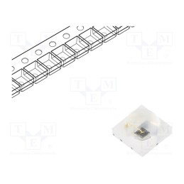 10 pcs : RE30AX-IRT-FS - IR transmitter, 830÷850nm, transparent, P opt: 224÷450mW, 100°