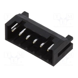 50 pcs : DF3A-6P-2DS - Socket, wire-wire/PCB, male, DF3, 2mm, PIN: 6, THT, on PCBs, tinned
