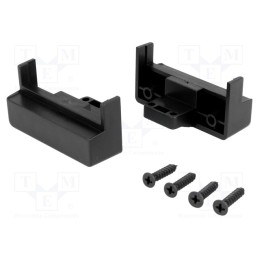 10 pcs : - Radio frame, Audi, 1 DIN, black