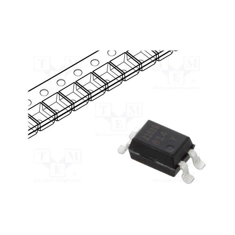 10 pcs : LTV-814S-TA1 - Optocoupler, SMD, Ch: 1, OUT: transistor, Uinsul: 5kV, Uce: 35V, reel