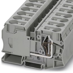 1 pcs - Phoenix Contact ST 35 Series Grey Feed Through Terminal Block, 2.5 - 35mm²