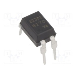 10 pcs : LTV817D-V - Optocoupler, THT, Ch: 1, OUT: transistor, Uinsul: 5kV, Uce: 35V, DIP4