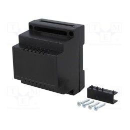10 pcs : Z100 ABS V0 - Enclosure: for DIN rail mounting, Y: 90mm, X: 65mm, Z: 70mm, ABS