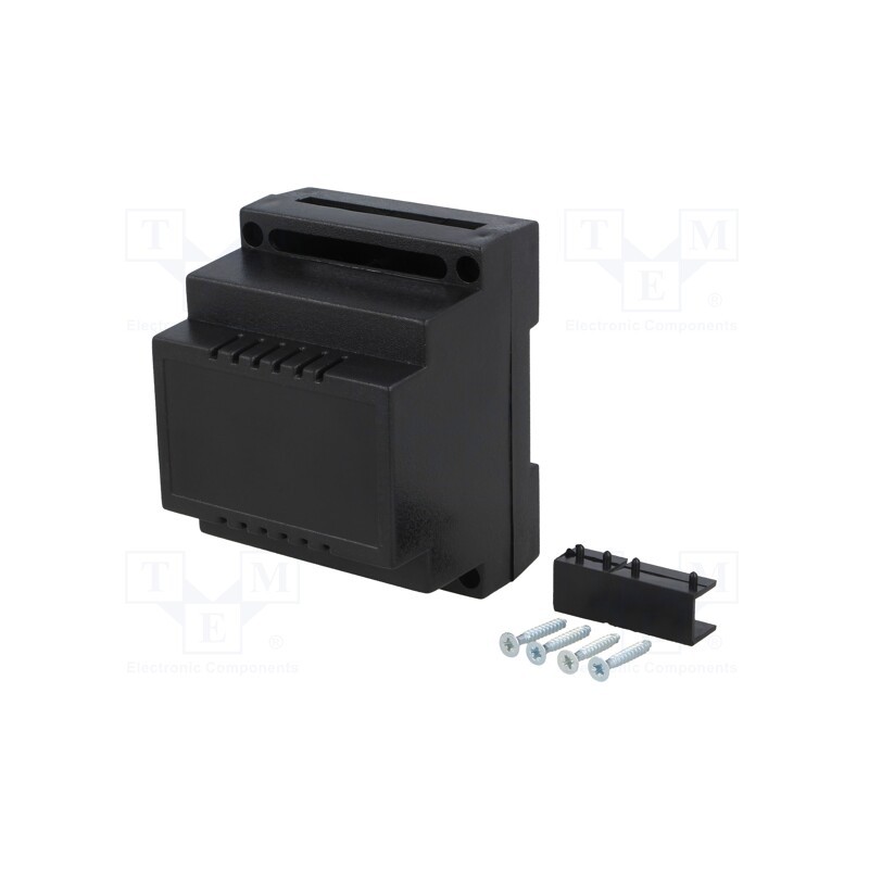10 pcs : Z100 ABS V0 - Enclosure: for DIN rail mounting, Y: 90mm, X: 65mm, Z: 70mm, ABS