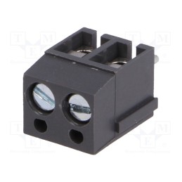 50 pcs : DG300-5.0-02P-11-00A(H) - PCB terminal block, angled 90°, 5mm, ways: 2, on PCBs, 2.5mm2, 24A