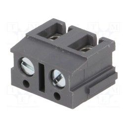50 pcs : DG300-7.5-02P-11-00A(H) - PCB terminal block, angled 90°, 7.5mm, ways: 2, on PCBs, 2.5mm2