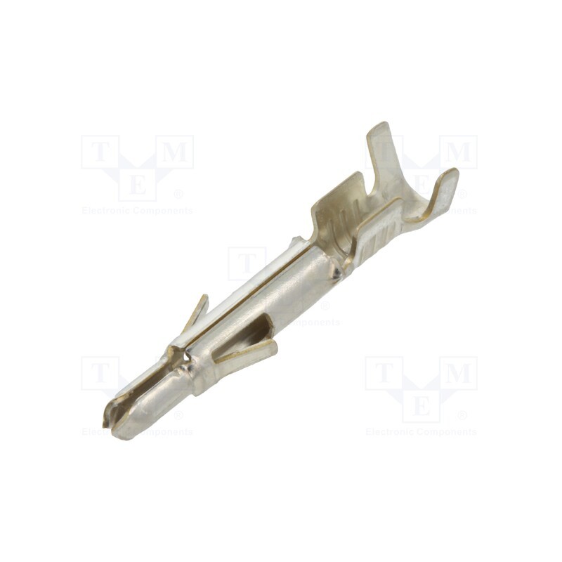 50 pcs : DME-B-C-M-R - Contact, male, brass, tinned, 20AWG÷16AWG, on cable,crimped, 10A