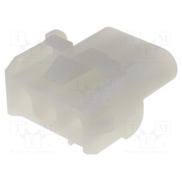 50 pcs : DME-F-03 - Plug/socket, wire-wire, male/female, 6.35mm, PIN: 3, Layout: 1x3