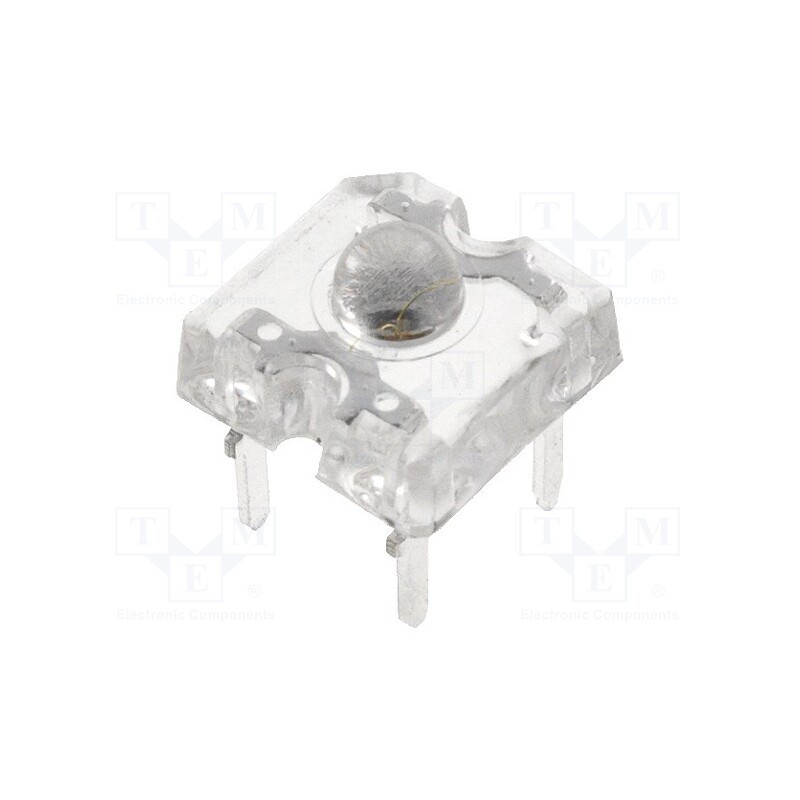 10 pcs : OSO5PAZ161D - LED Super Flux, 7.62x7.62mm, orange, 2500÷5000mcd, 60°, 20mA