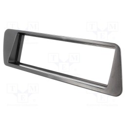 10 pcs : - Radio frame, Peugeot, 1 DIN, black