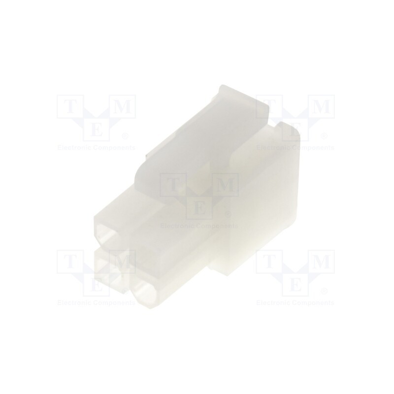50 pcs : DMH-04 - Plug, wire-wire/PCB, female, 4.2mm, PIN: 4, w/o contacts, for cable