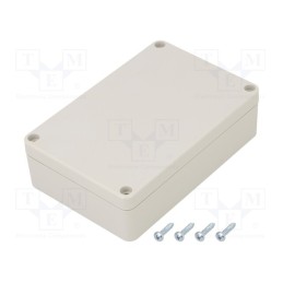 10 pcs : KM-278G - Enclosure: multipurpose, X: 70mm, Y: 105mm, Z: 30mm, ABS, light grey