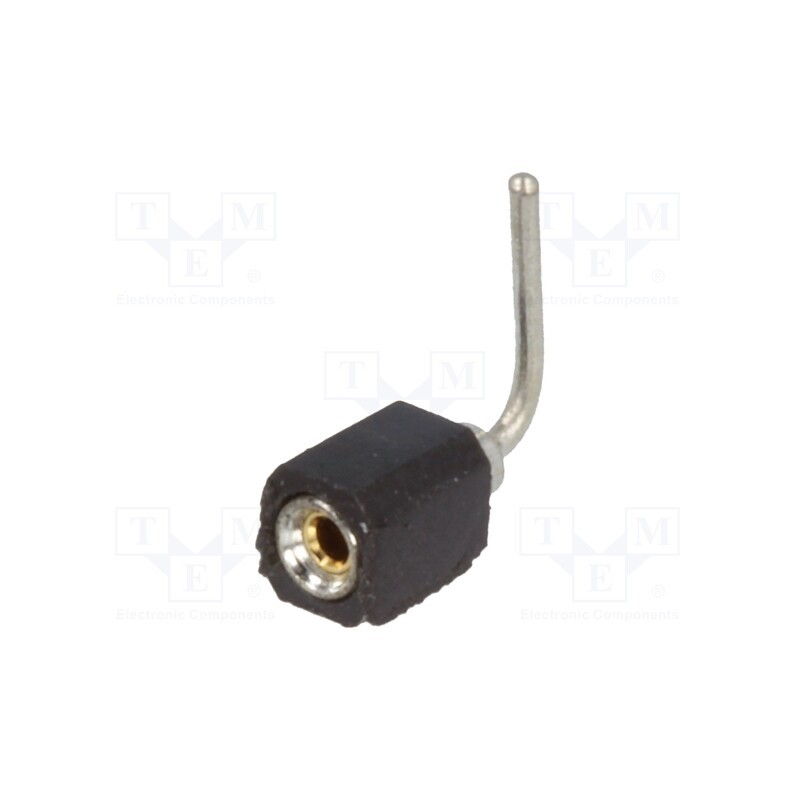 50 pcs : DS1002-01-1*1R13 - Socket, pin strips, female, PIN: 1, turned contacts, angled 90°